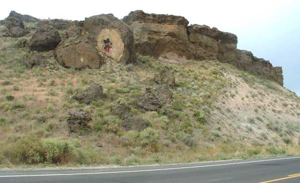 Drive-by rock art!