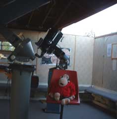 Inside the observatory