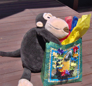 A full bag of gifts!