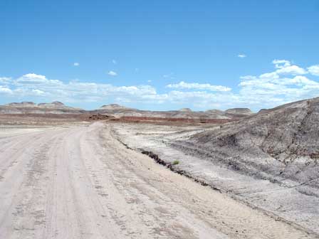 Moonscape "badlands"